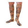 Lymphedivas Cherry Blossom Beige Medical Graduated Compression Socks for Women