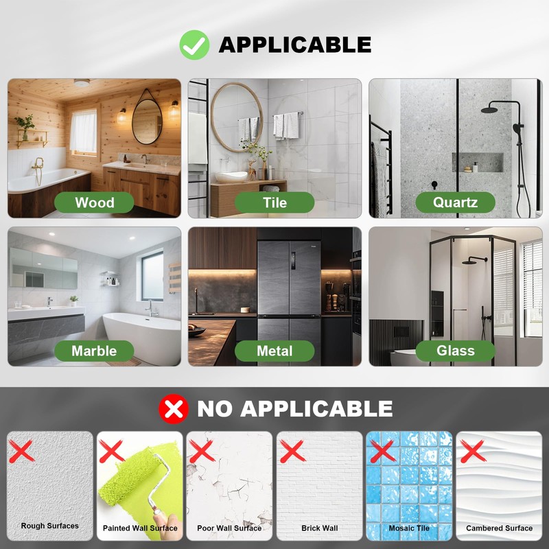 SPELSHINE Shower Caddy with Hooks,Shower Shelf - 201 Stainless Steel