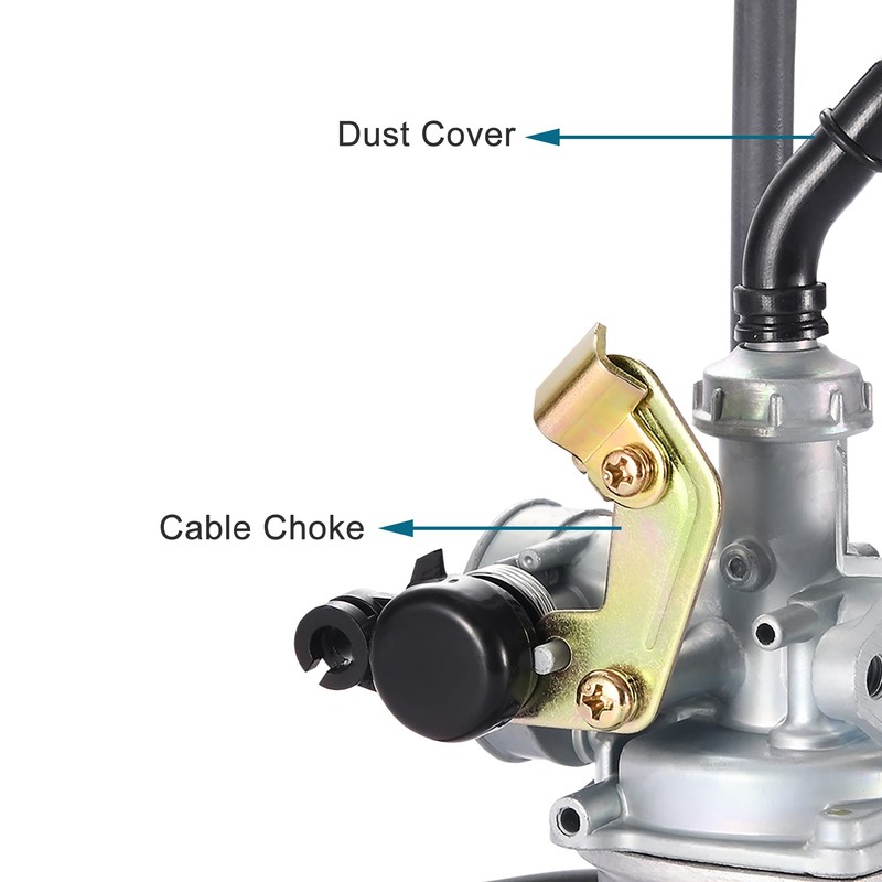 GOOFIT PZ19 19mm Carburetor Carb with Cable Choke for 50cc