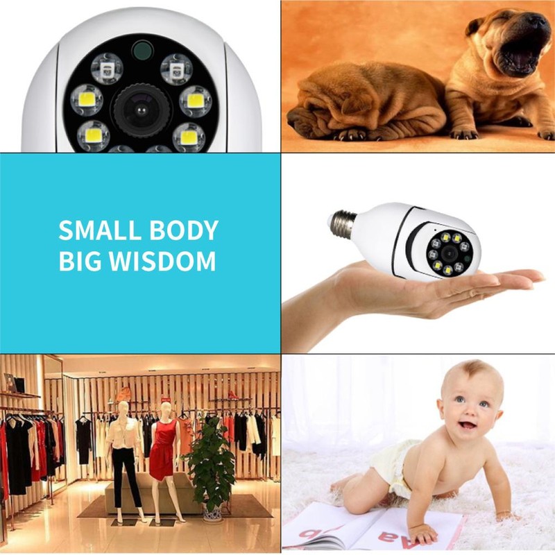 Security Camera 1080P Night Vision 2.4GHz 5G WiFi Home Indoor