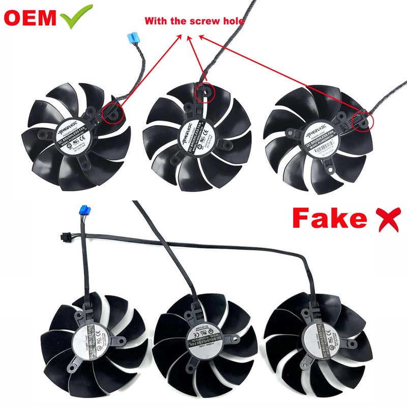 PLD09220S12H Graphics Card Fan Replacement for EVGA RTX 3070 3080