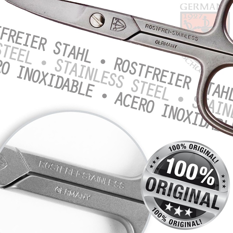 Drei Schwerter Nail Scissors, Straight Blade, Nail Scissors for Precise