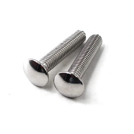M6x16 Carriage Bolts Stainless Steel 304 Round-Head Screws with Square Neck (Pack of 30)