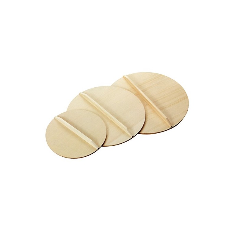 Koyanagi Sangyo 10009 Wooden Drop Lid, 11.8 inches (30 cm),