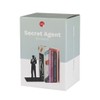Balvi - Secret Agent decorative metal bookend in black colour. Original design