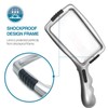 Large 3X Magnifying Glass with 10 Ultra Bright & [Dimmable]