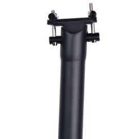 Bicycle Seat Post, 11.8 inches (300 mm), Ultra Lightweight, 5.7 ± 0.2 oz (145 ± 5 g), High Rigidity, 1.1 inches (27.2 mm), Lightweight Carbon Seat Post, Non-Glossy, Road Mountain Bike, MTB, Cyclocloth, Comfortable Travel Companion (27.2 x 300 mm)