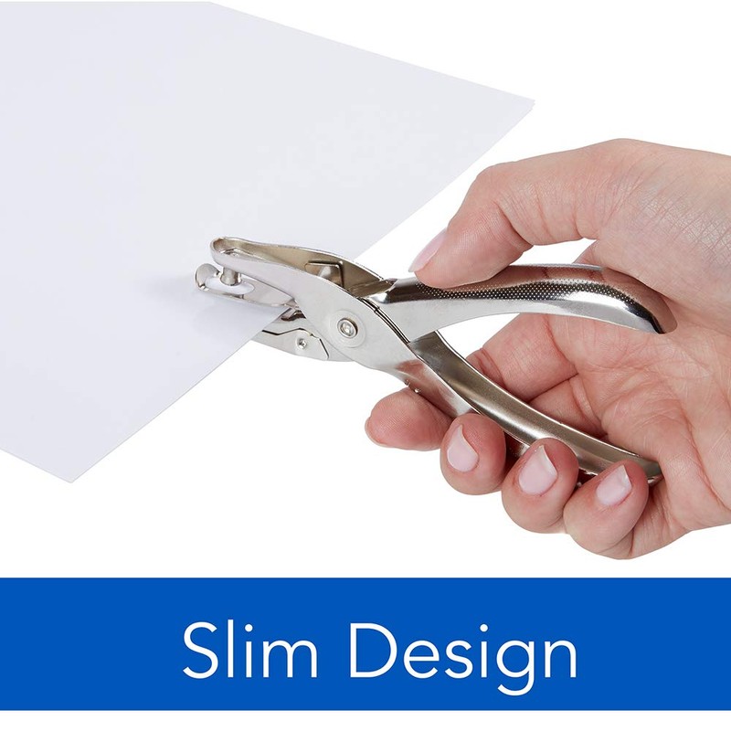 Swingline 1 Hole Punch, 5 Sheet Capacity Hole Puncher, Single