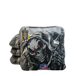 IMF - Reaper's Toll Grey - 4/9 Speed- ACO Stamped - Pro Cornhole Bags - Set of 4 - USA