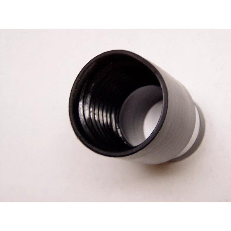 For NuTone Hose Cuff with metal band Central Vacuum BLACK