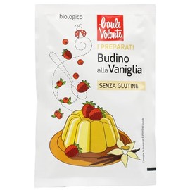 Baule volante Budino alla vaniglia biologico in polvere - Miscela naturale con amido di mais e agar agar - Sapore cremoso e autentico - Senza additivi artificiali