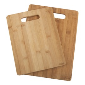 Core Bamboo 2 Pack Bamboo Board Set, One Tone