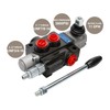 INPANOLS Hydraulic Control Valve with Joystick, 1 Spool 11GPM Hydraulic
