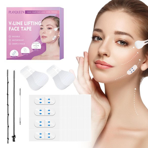 Neck Tape lifting Invisible,Face Tape,Face Lift Tape,Face Lift Tape Invisible,V-Shaped