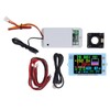 Wireless Voltmeter Coulometer Battery Monitor Temp Power Capacity Meter with