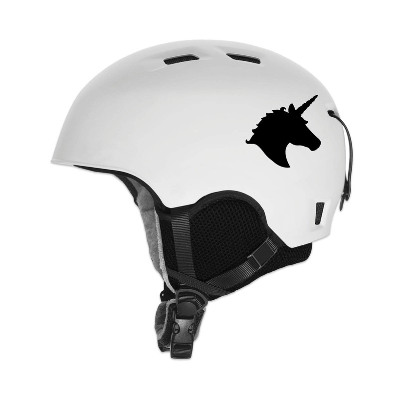 Bargain Max Decals Unicorn Head Silhouette Decal Notebook Car Laptop