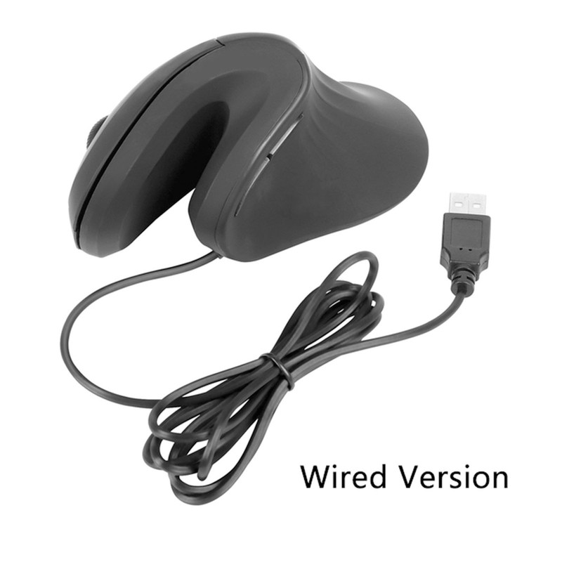 Wired Vertical Mouse 6 Buttons 800‑1200‑2400‑3200 DPI USB Wired Vertical