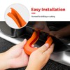 SQQP Front Bumper Tow Hook Rubber Covers Protectors Fit for