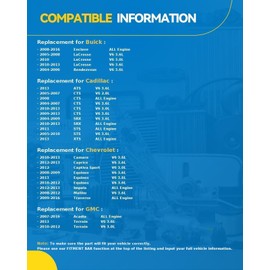 PHILTOP Timing Cover Gasket and Seal Set 67828 448924 for Chevy Equinox 3.0L 2010 2011 2012 for GMC Acadia 3.6L 2007-2016 Rubber Stainless Steel