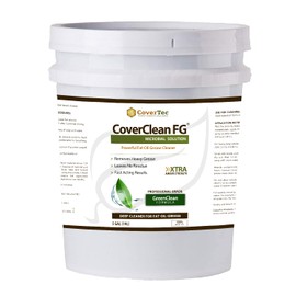 CoverTec CoverClean FG Microbial Fat, Oil, GreaseCleaner, Deep Cleaning, Non Hazardous (5 gal)