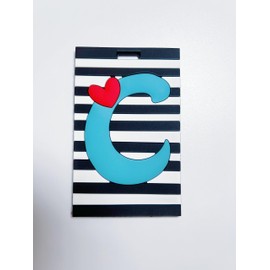 TTOA - Letter C Luggage Tag | Bag Tag | Suitcase Address Tag