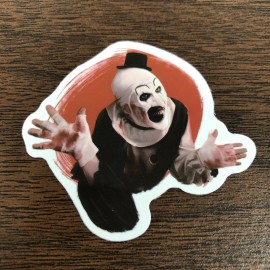 Terrifier Art the Clown Horror Water Resistant Sticker Decal NEW