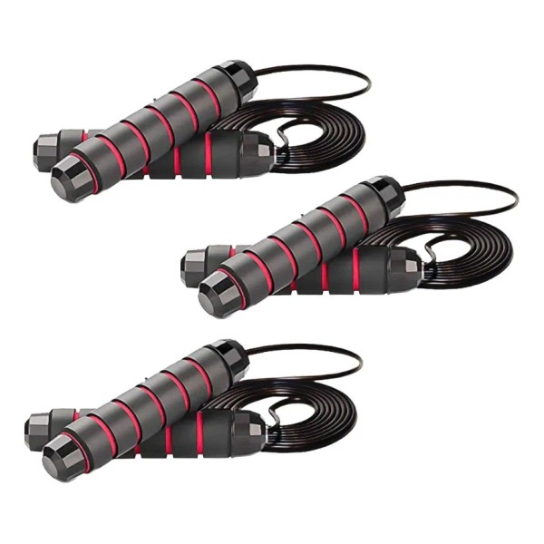 🤸‍♀️🔥 5 Pack Cuerda para Saltar con Mango Antideslizante Ajustable: