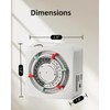 TAYMATIC Mechanical Indoor Plug in Timer with Trippers,