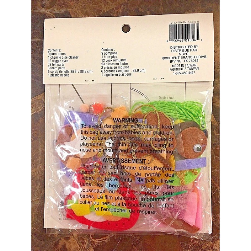 Creatology Christmas Felt Navity Puppet Kit 85pc New