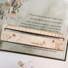 Guided Reading Strips,Wooden Reading Tracking Rulers - Measuring Ruler, Text