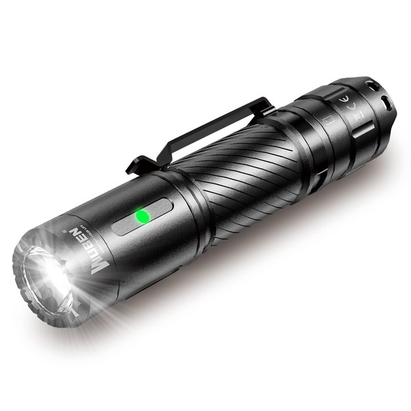 WUBEN C3 Flashlight Rechargeable 1200 High Lumens, LED Tactical Flashlight Super Bright, IP68 Waterproof Flash Light with 6 Modes, Lampe de Poche for Outdoor, Emergency, Camping, Hiking, Home