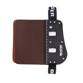 BICASTER SP3 Barebow Finger Tabs Cowhide Face + Aluminium Plate (Medium, Right Hand)