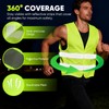 DJZZ 50 Pcs High Visibility Safety Vest Bulk Construction Vests