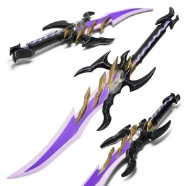 26.5’’ Medieval Fantasy S Leveling Antares Fangs Epilogue Foam Sword Dagger for Cosplay, Collection, Roleplaying, Prop, Costume, Christmas