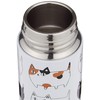 98156 Ceramic Indigo Cat 3 Brothers Stainless Steel Petite Bottle