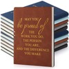 Roowest 20 Pcs Employee Appreciation Gifts Bulk Inspirational A5 Leather