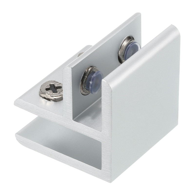 sourcing map 90 Degree Glass Clamp, for 8-10mm Thickness Adjustable