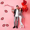 Fruidles Valentine's Red Lips Tattoo Lollipop Sucker, 2 Pounds, White