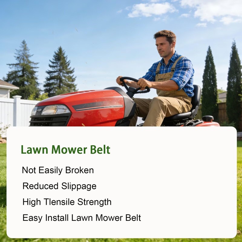 Dzzit 5/8" X 133" Mower Tractor Deck Replacement Belt Compatible