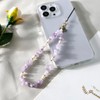 MORSUNBELA Phone Lanyard Beads Phone Strap Hand Wrist Strap Lanyard