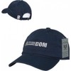 Rapiddominance Men's Standard Relaxed Embroidered Caps, Navy