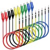 Goupchn Alligator Clips to Breadboard Male Jumper Wires Soft Flexible