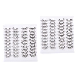 LALAFINA Sets Girl's Makeup Eyelashes d Fake Lashes Natural Appearance Comfortable and Stylish Pairs