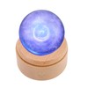 Wooden LED Display Base Rotatable Multi Mode Wood Light Display