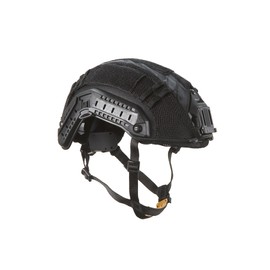 Lancer Tactical ABS Maritime Airsoft Helmet with Helmet Cover (Black, X-Large)