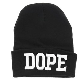 Zac's Alter Ego Warm Soft Black Unisex DOPE Beanie Hat