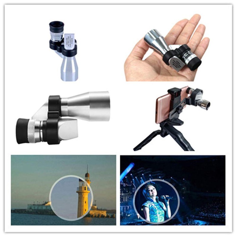 Compact Monocular Telescope for Adults, Portable Handheld Mini Monocular with