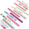 Baluue 50pcs Double Sided Printed Nail Files Eva Nail Grinding