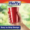 Hefty Party On Red Plastic Cups, Disposable Plastic Party Cups