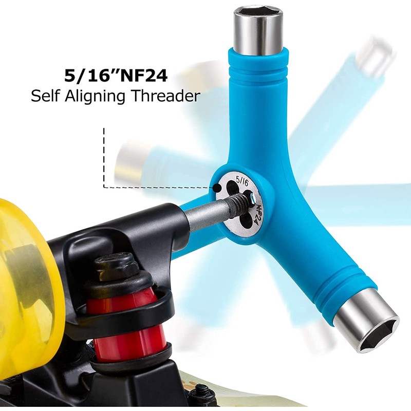 Namvo Skate Tools Hardware Skateboard tool Wrench, Skateboard Y-Tool for